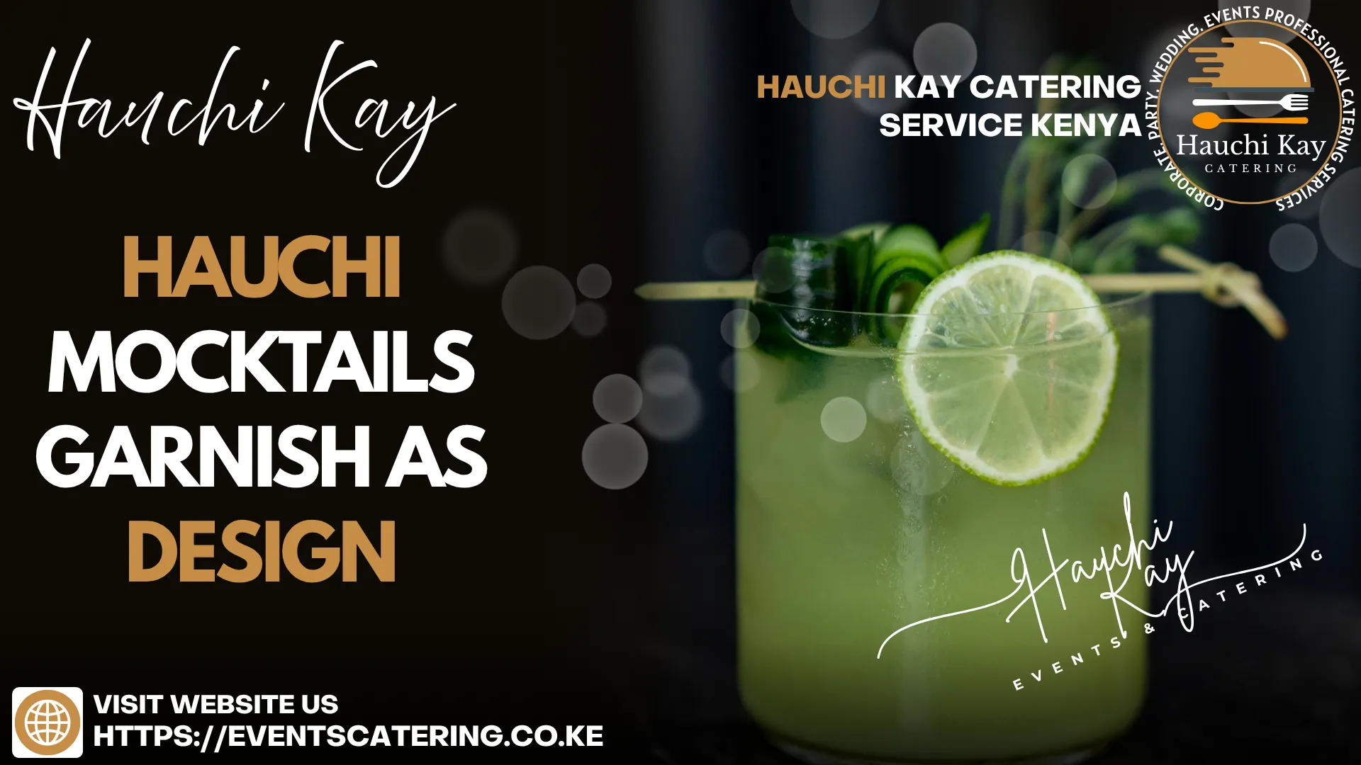 Hauchi Kay Mocktails Garnish as design