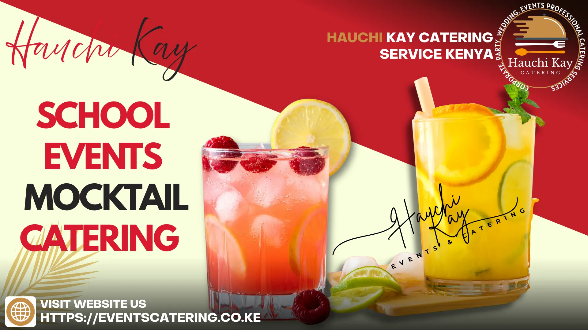 Hauchi Kay School events Mocktail Catering