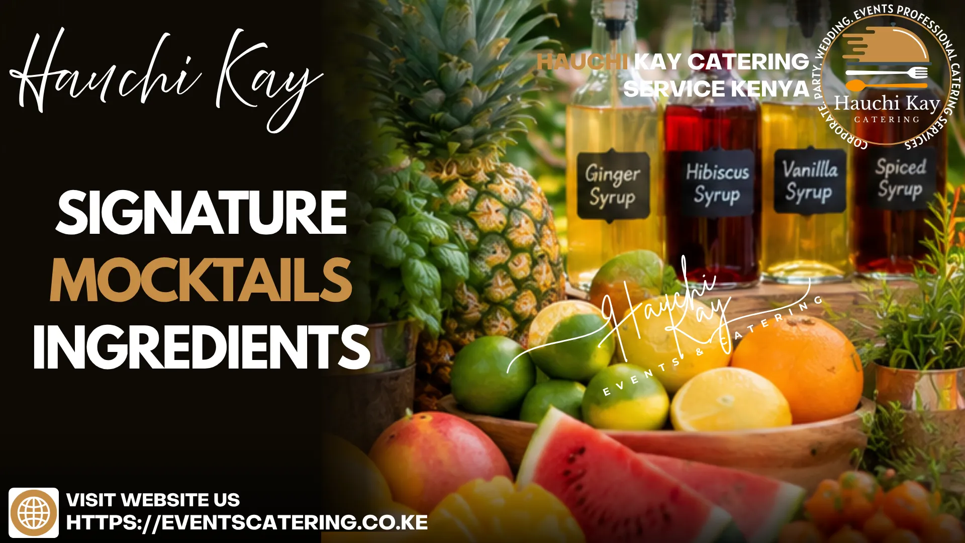 Hauchi Kay Signature Mocktails ingredients