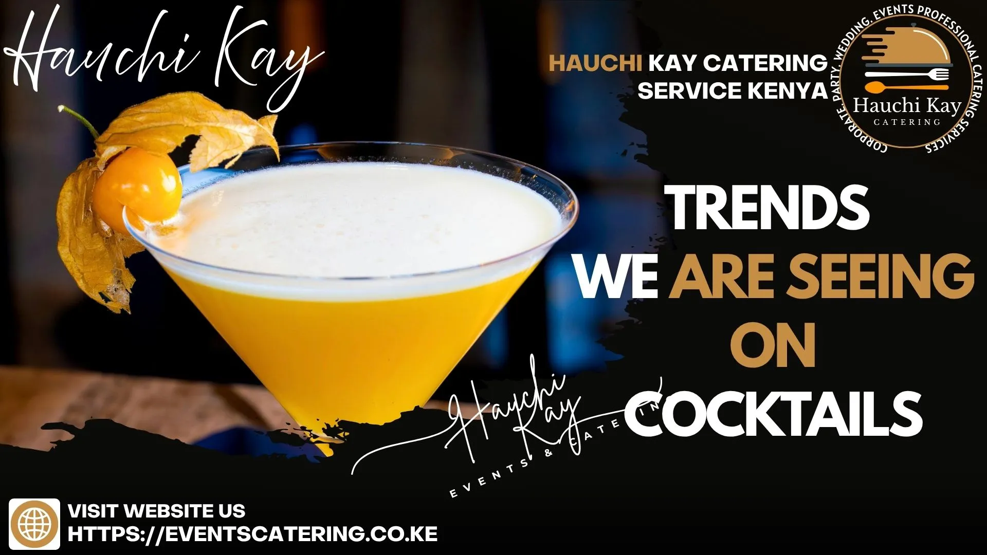 Hauchi Kay Trends we are seeing on cocktails