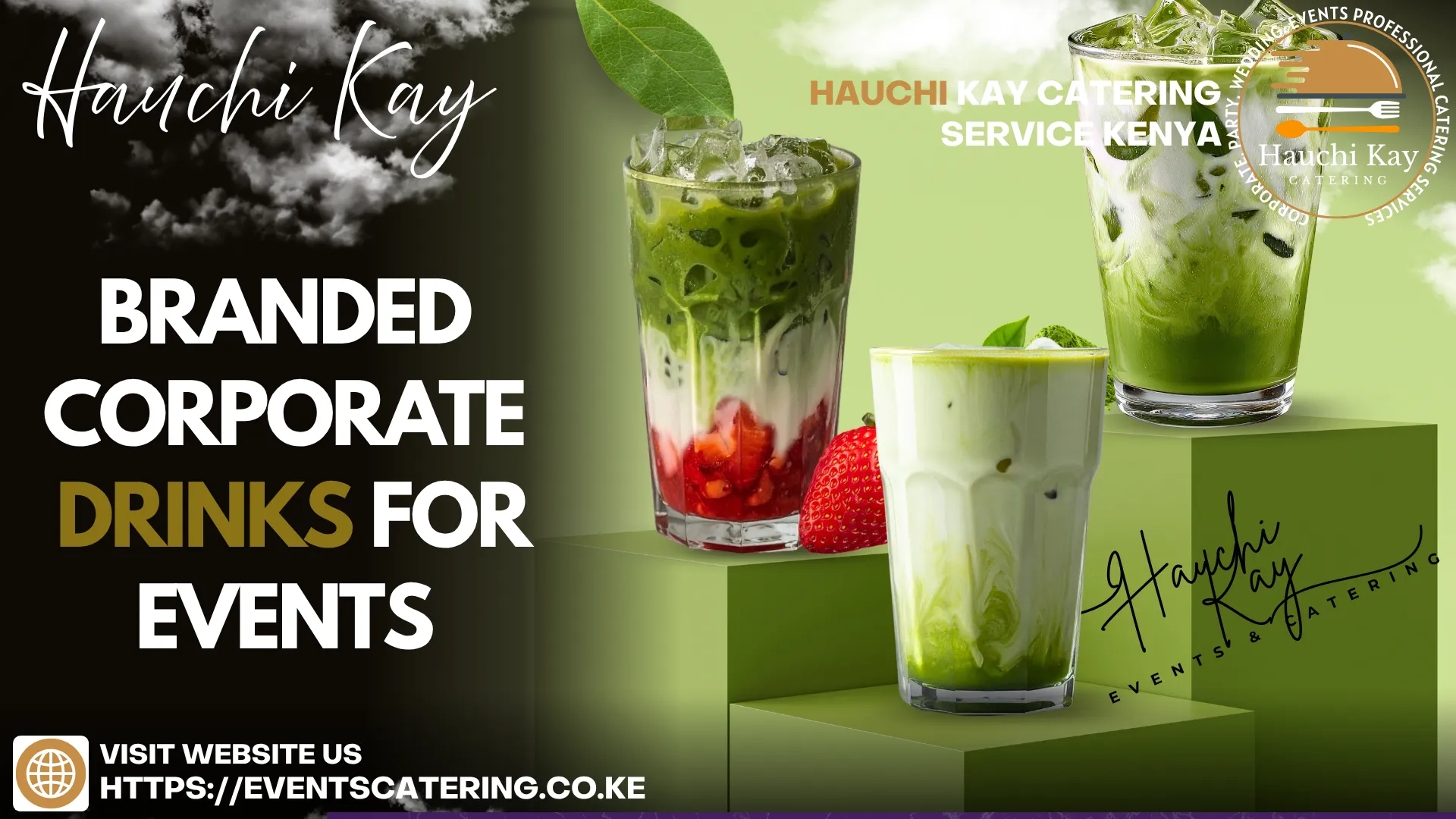 Hauchi kay Branded corporate drinks for events