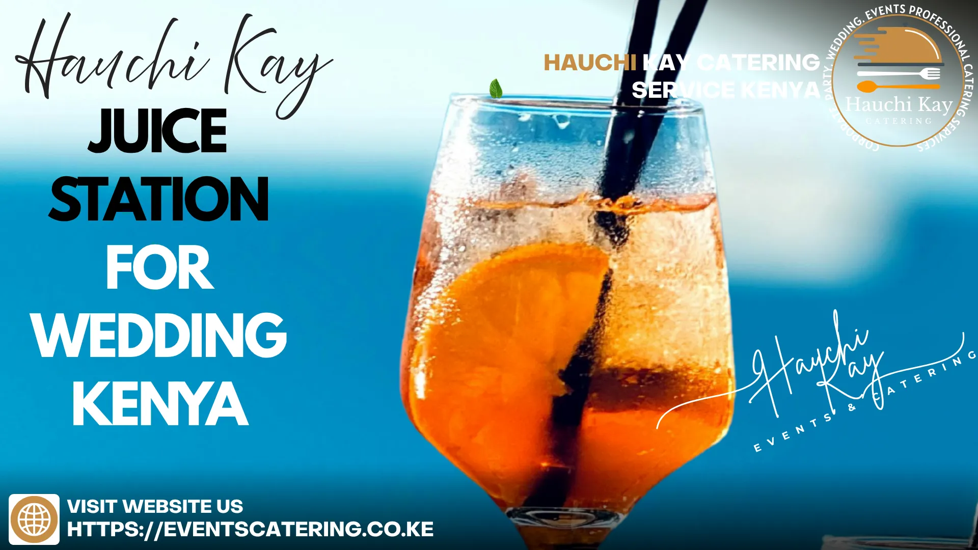 Hauchi kay JUICE STATION FOR WEDDING KENYA