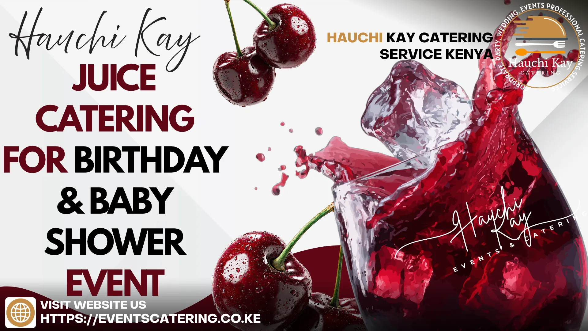 Hauchi kay JUICE catering FOR birthday & baby shower event