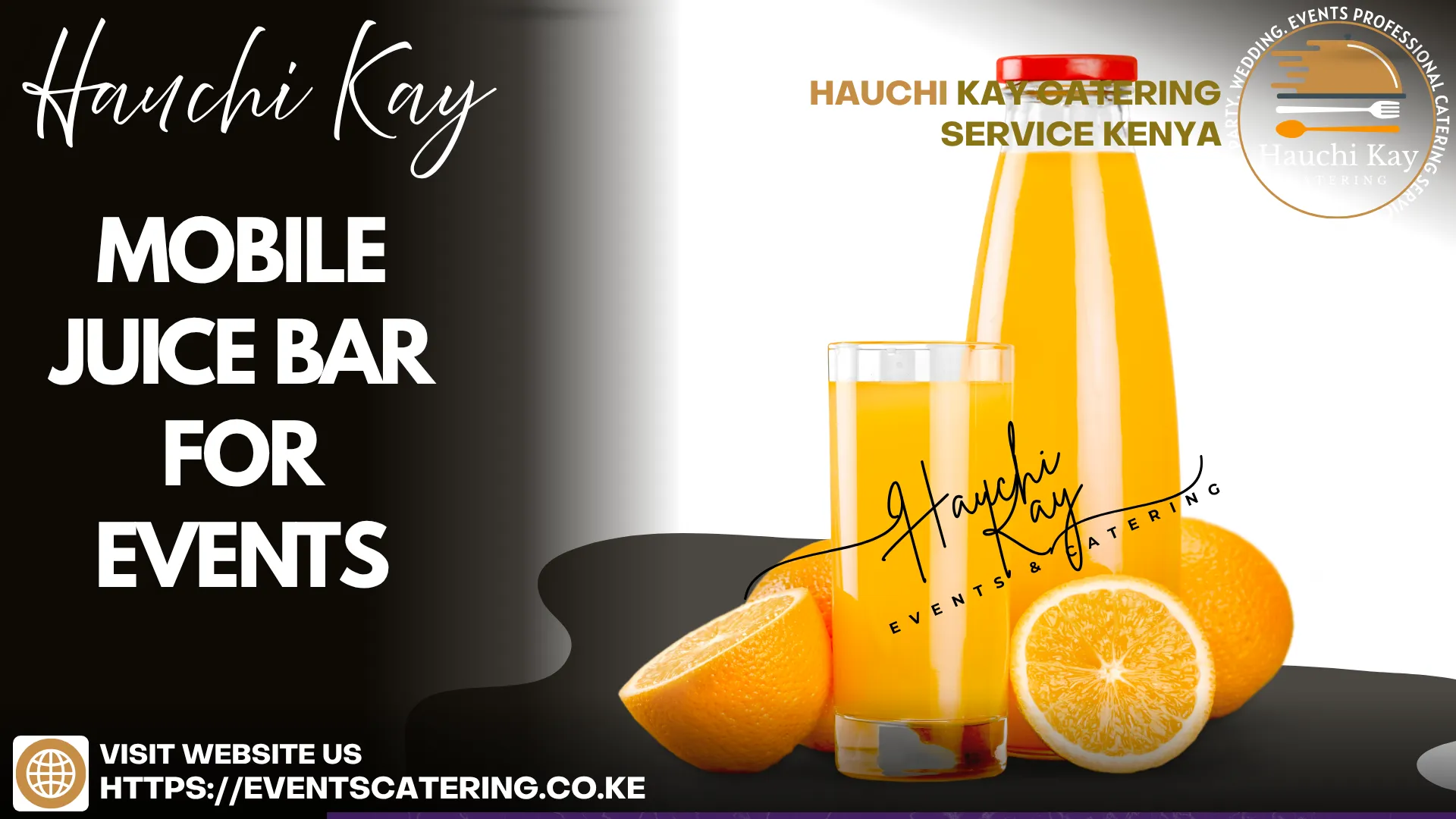 Hauchi kay Mobile juice bar for events