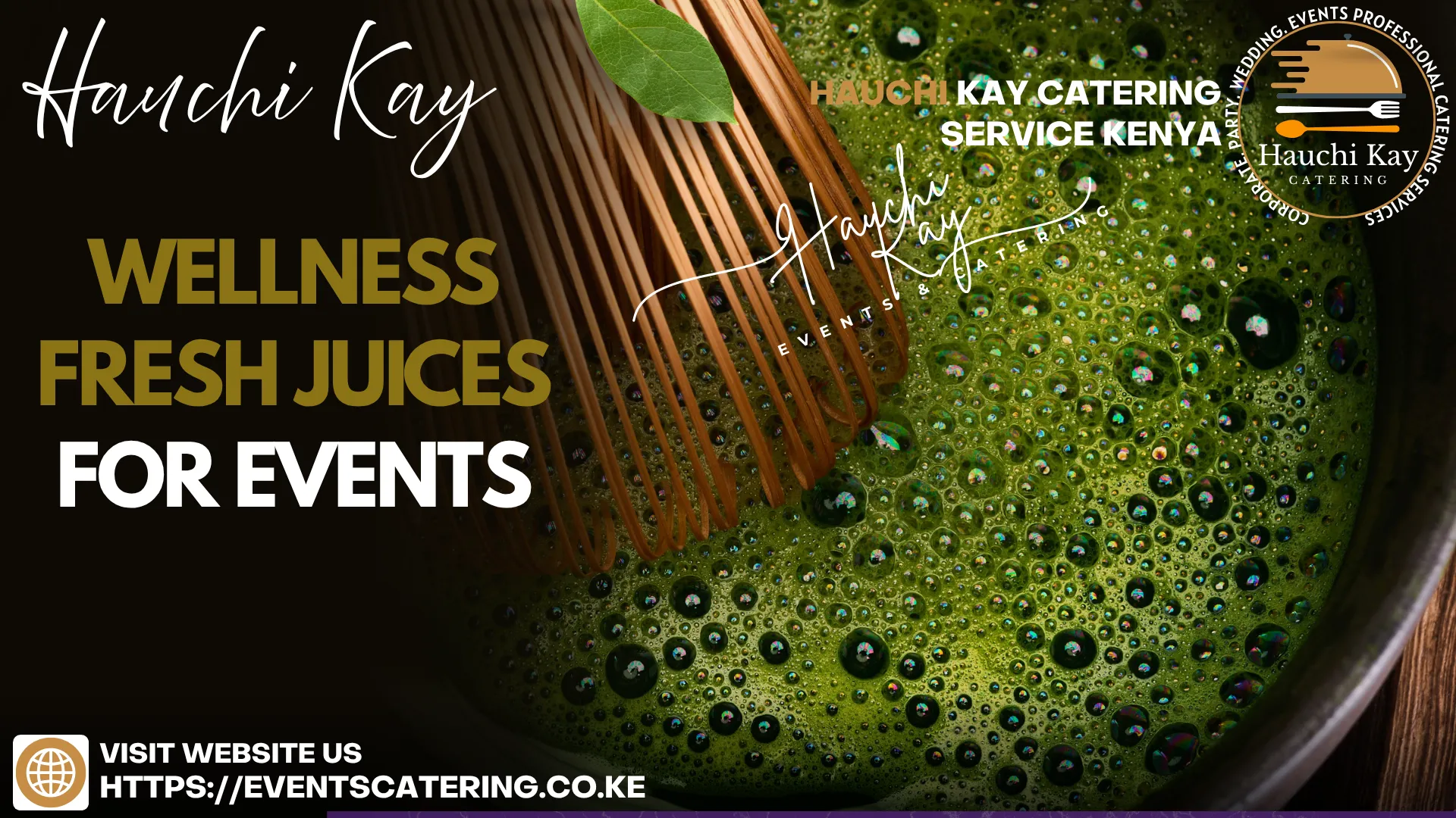Hauchi kay wellness fresh juices for events