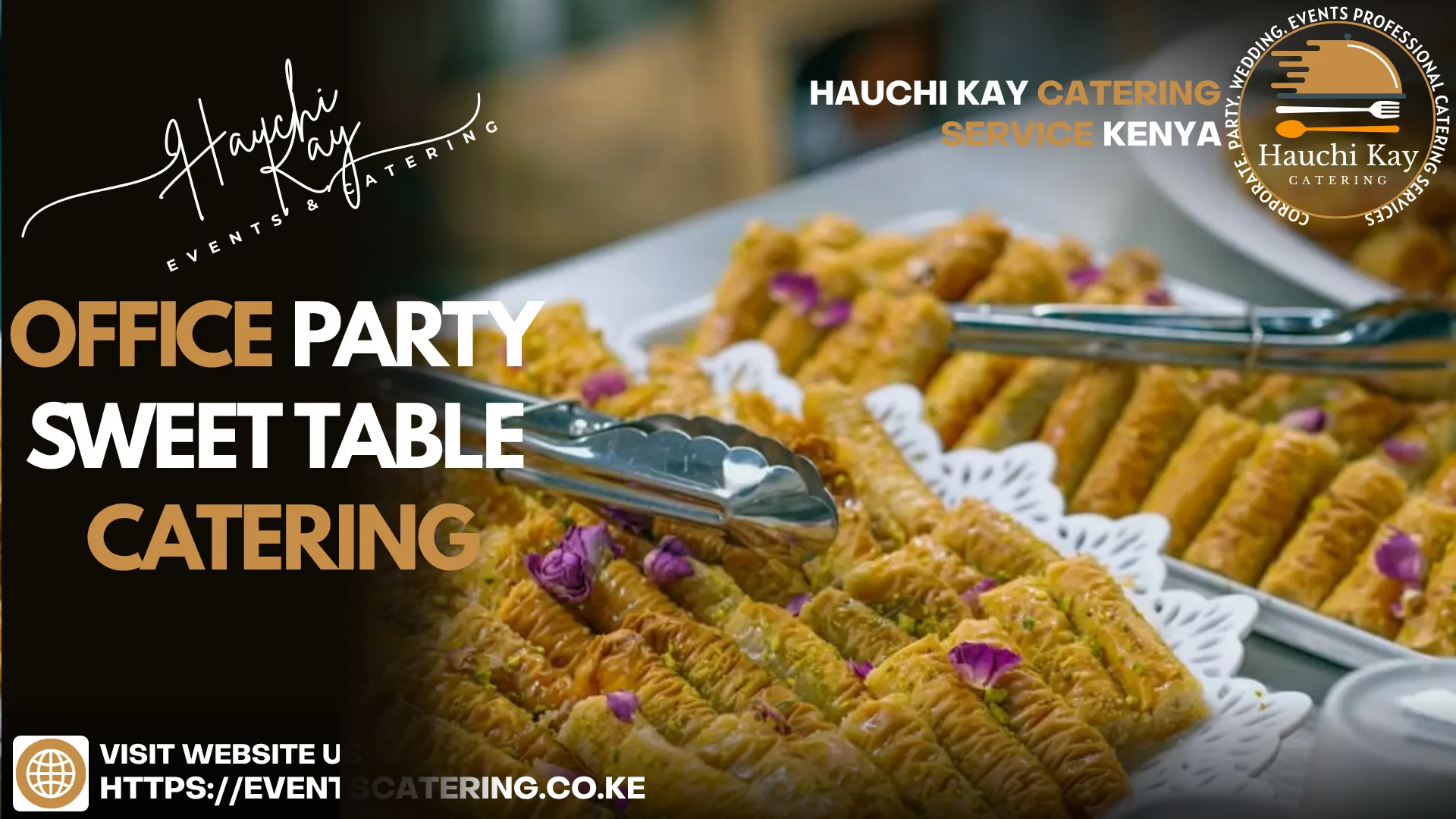 OFFICE party Sweet table Catering