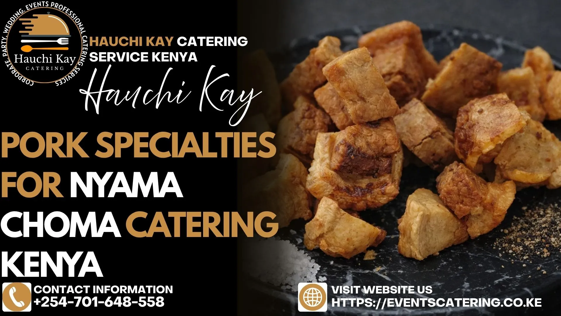 Pork Specialties for nyama choma catering Kenya