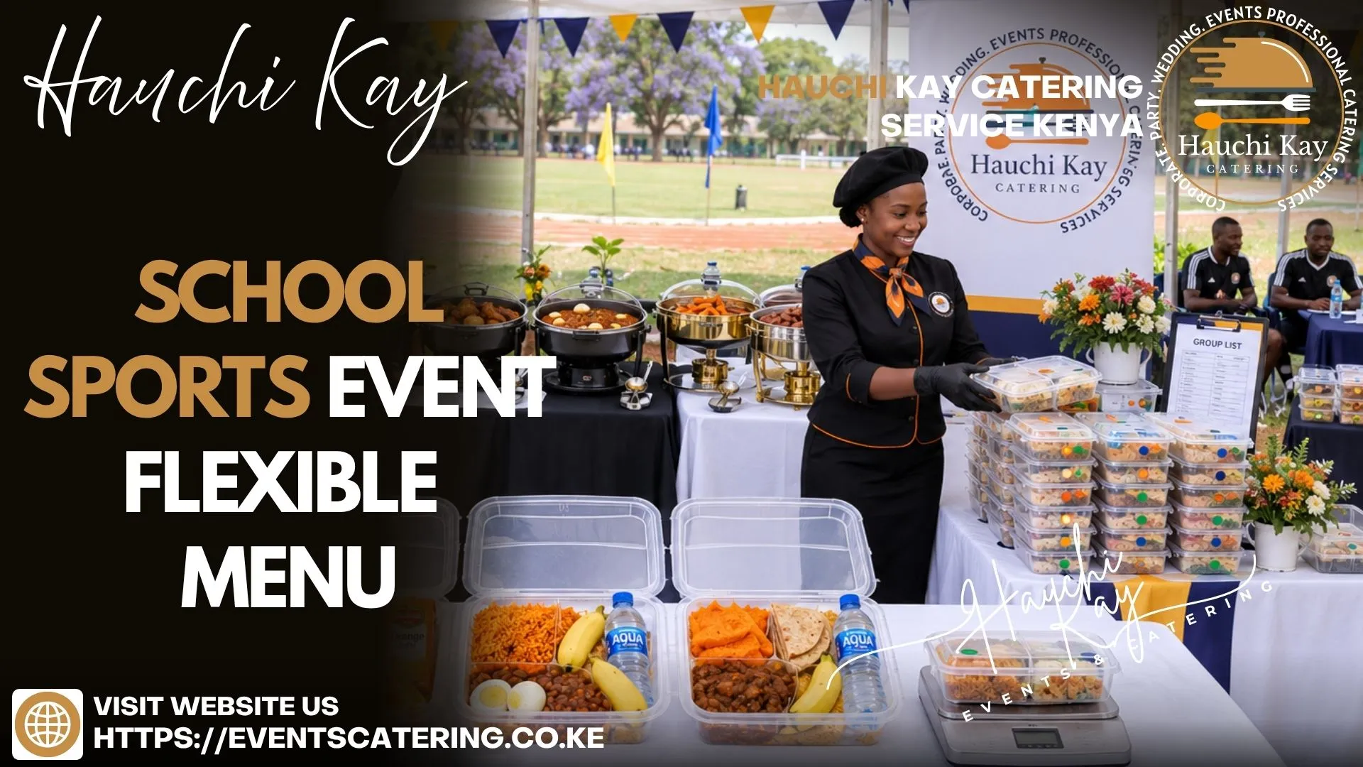School Sports Event flexible menu