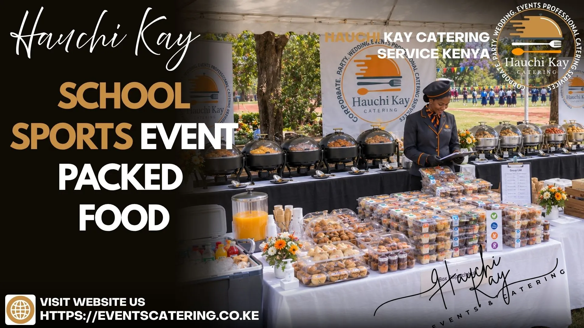 School Sports Event packed food