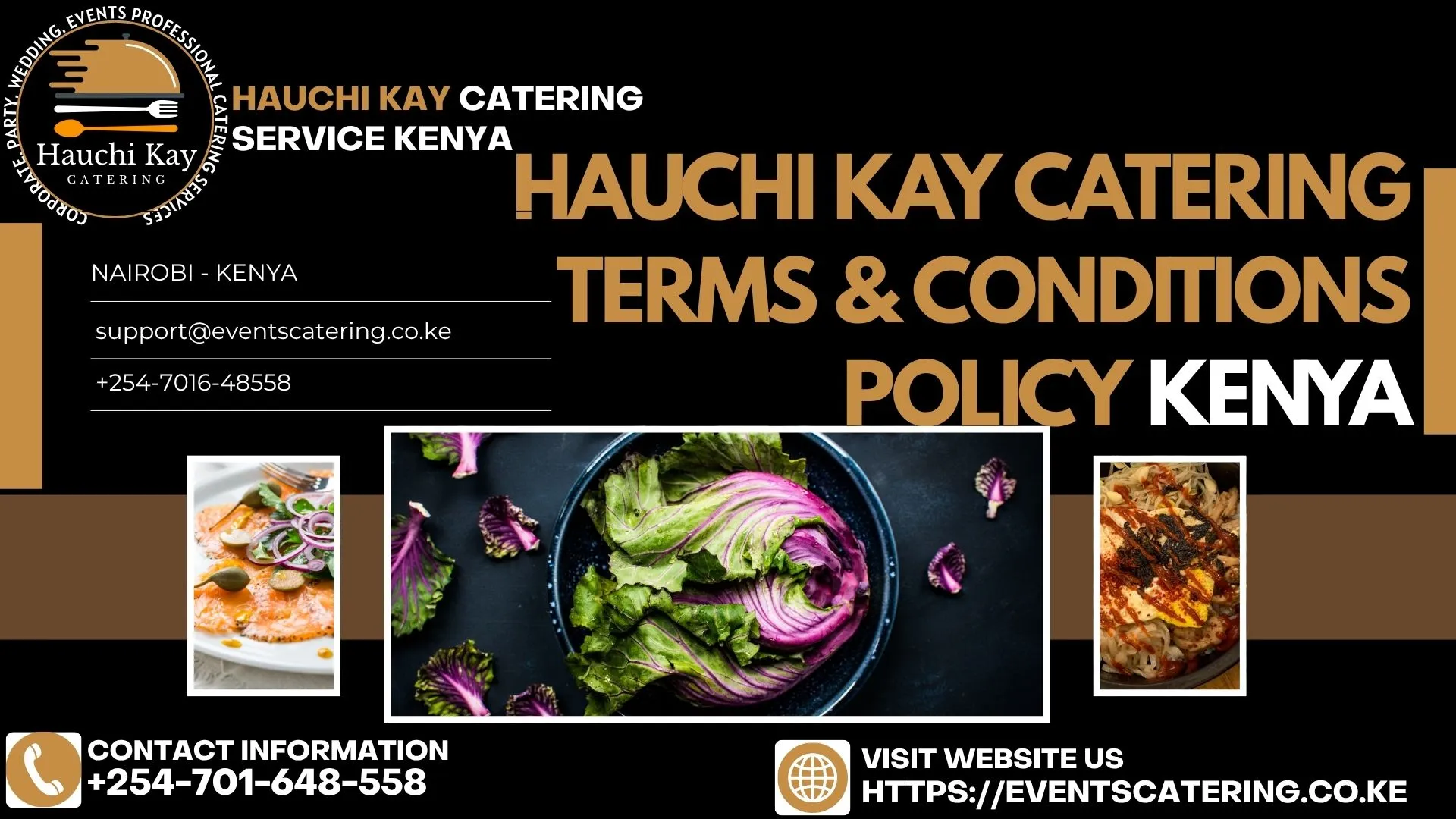 Hauchi Kay Catering Terms & Conditions