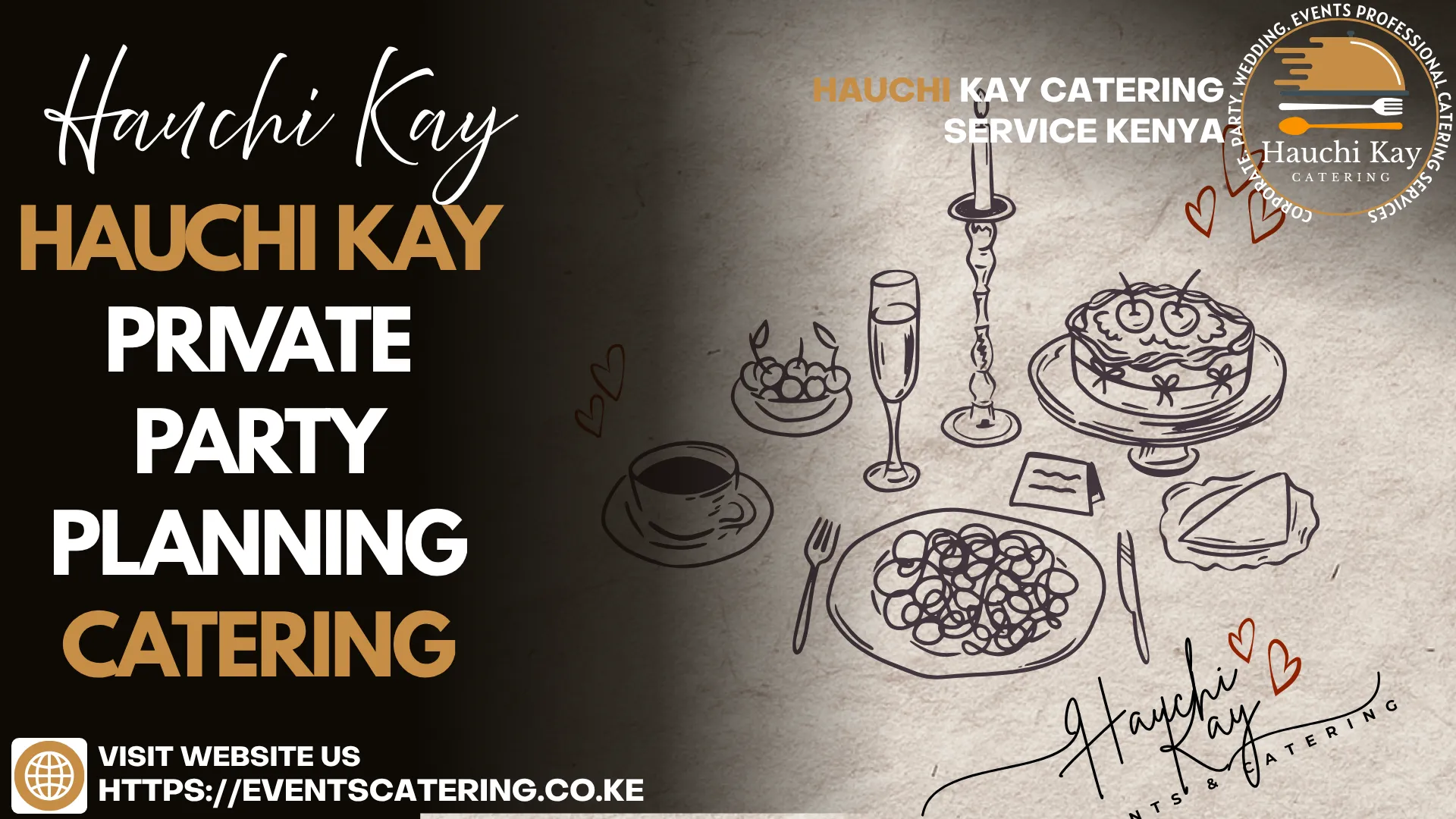 hauchi kay Private Party Planning catering